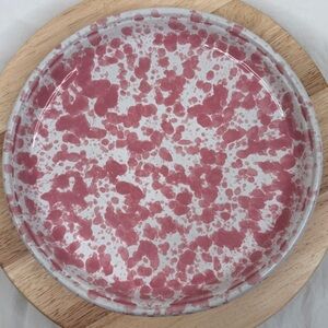 Vintage Bennington Potters Pink Agate Dinner Plate 10 inch